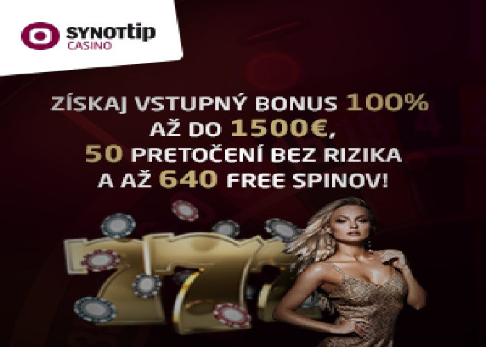 Bonusy SYNOT TIP CASINO